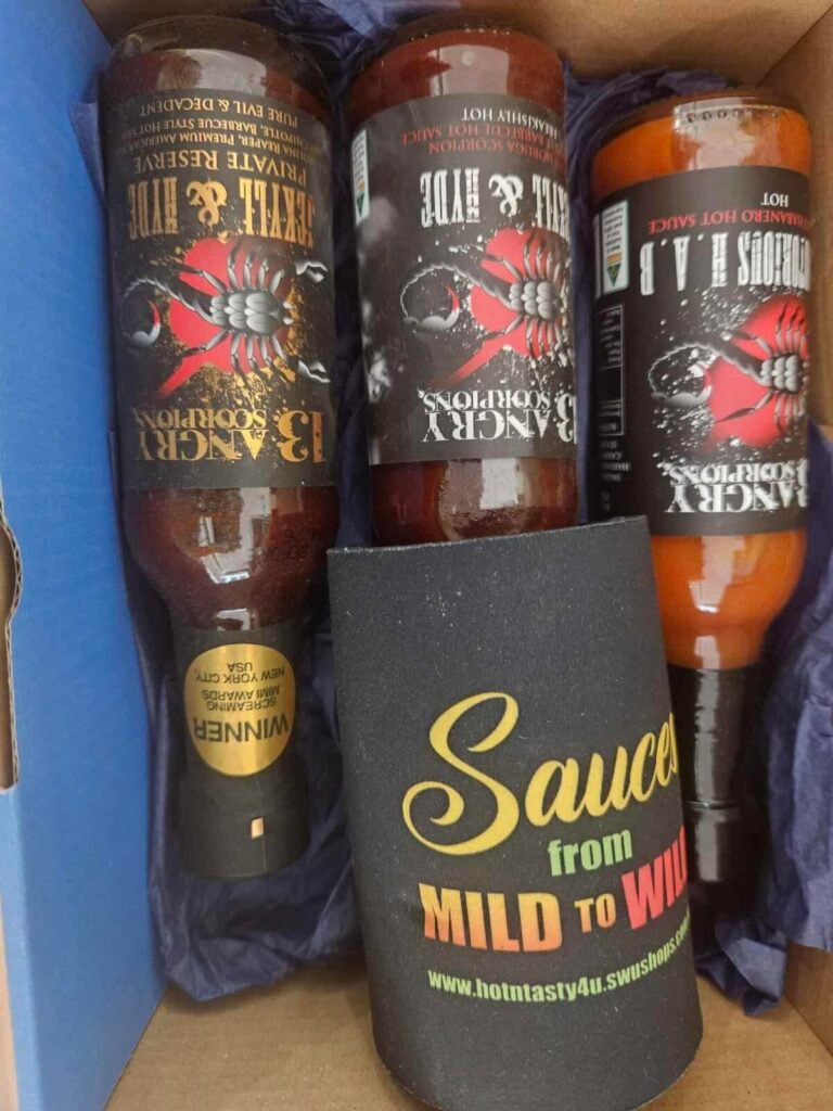13 Angry Scorpions Hot Sauce Pack