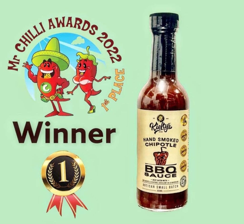 Kieltys Hot Chipotle BBQ Sauce